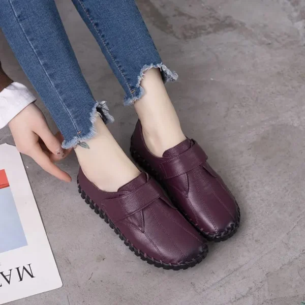 Mocassins orthopédiques à scratch pour femme – Image 2