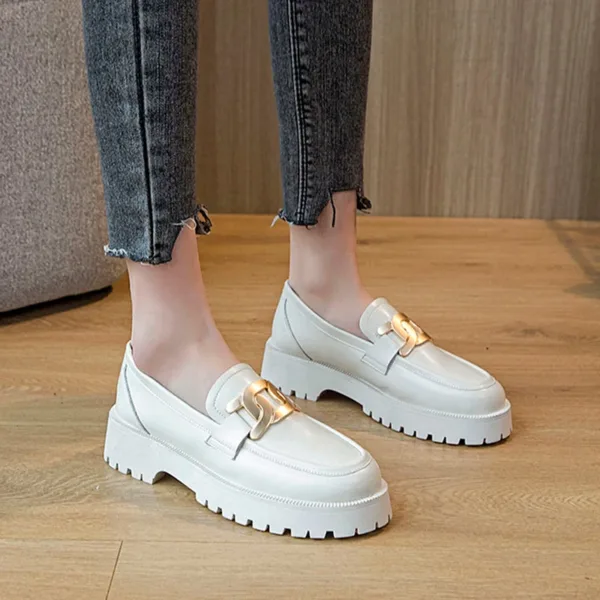 Mocassins sophistiqués à plateforme pour femme – Image 4
