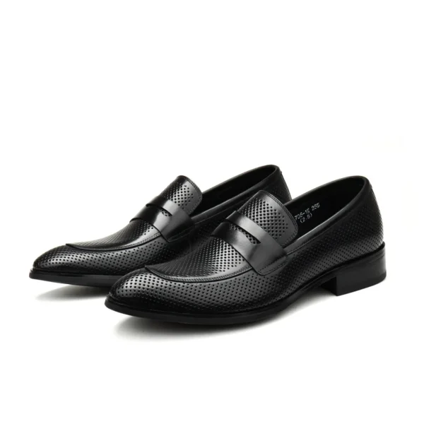 Mocassins à bout pointu en cuir véritable pour homme – Image 6