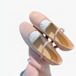 Mocassin ballerine vernis à bout rond