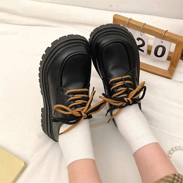 Mocassins à plateforme à lacets pour femmes