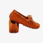 Mocassins souples en daim pour femmes