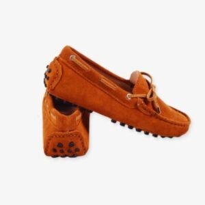Mocassins souples en daim pour femmes