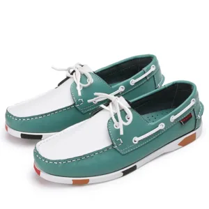 Mocassins bateau formels à lacets pour homme