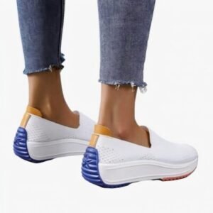 Mocassins orthopédiques en maille respirante type sneakers