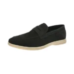 Mocassins souples en cuir suédé pour homme
