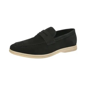 Mocassins souples en cuir suédé pour homme