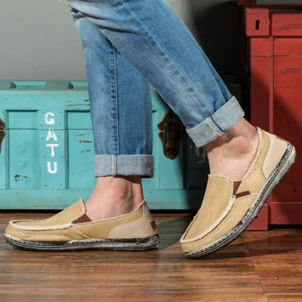 Mocassins décontractés en toile jean pour homme – Image 2