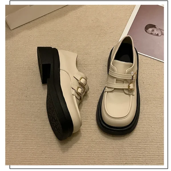 Mocassins à plateforme avec sangles pour femme – Image 7