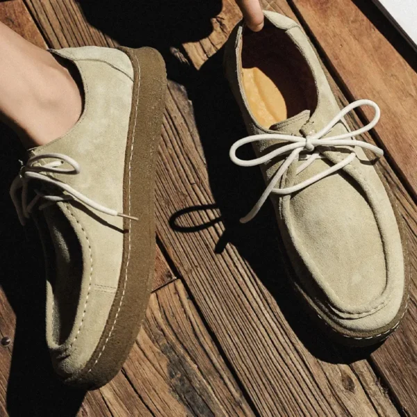Mocassins indiens en daim pour homme – Image 5