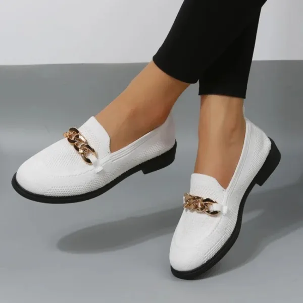 Mocassin Plat À Chaine Femme – Image 2