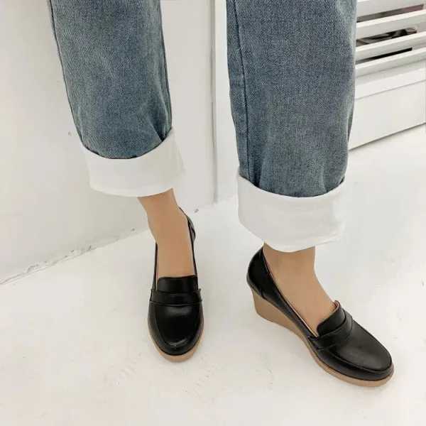 Mocassins à talons compensés pour femme – Image 2