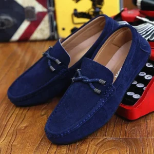 Mocassins pour homme en daim