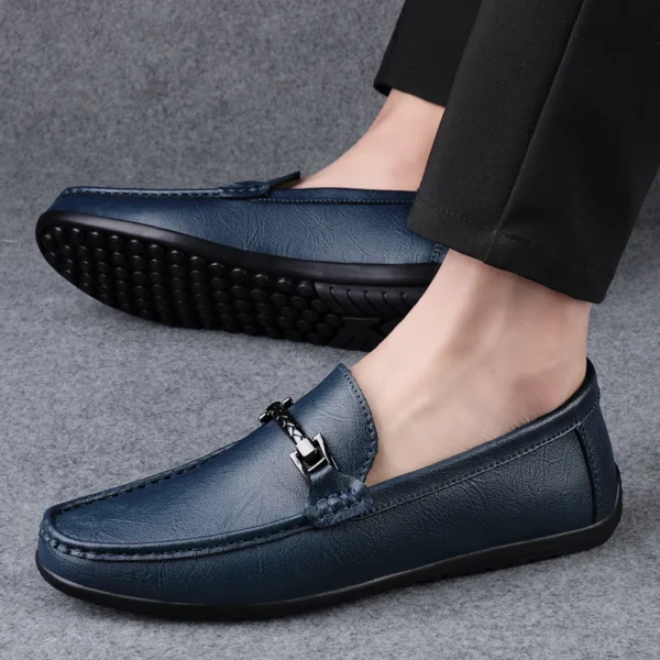 Mocassins à mors et en cuir pour homme – Image 6