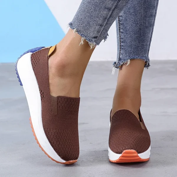 Mocassins orthopédiques en maille respirante type sneakers – Image 2