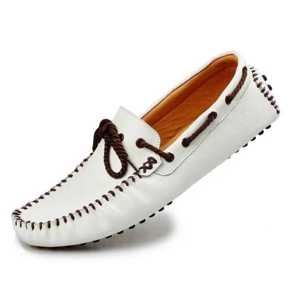 Mocassins bateau vintage pour homme