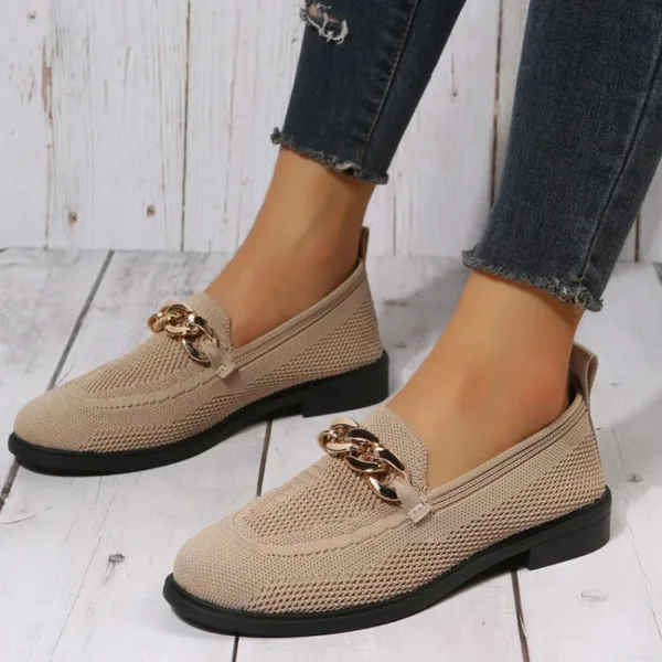 Mocassin Plat À Chaine Femme – Image 3