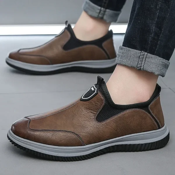 Mocassins orthopédiques à plateforme pour homme – Image 4