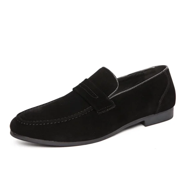 Mocassins en daim à talon carré pour hommes – Image 8