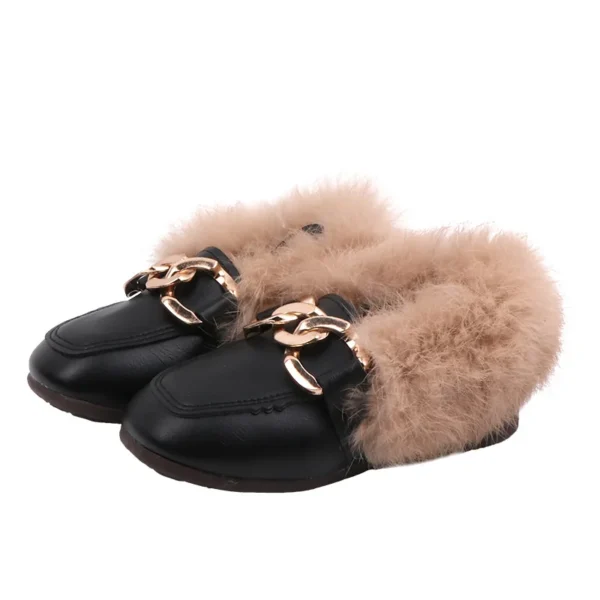 Mocassins fourrés pour fille