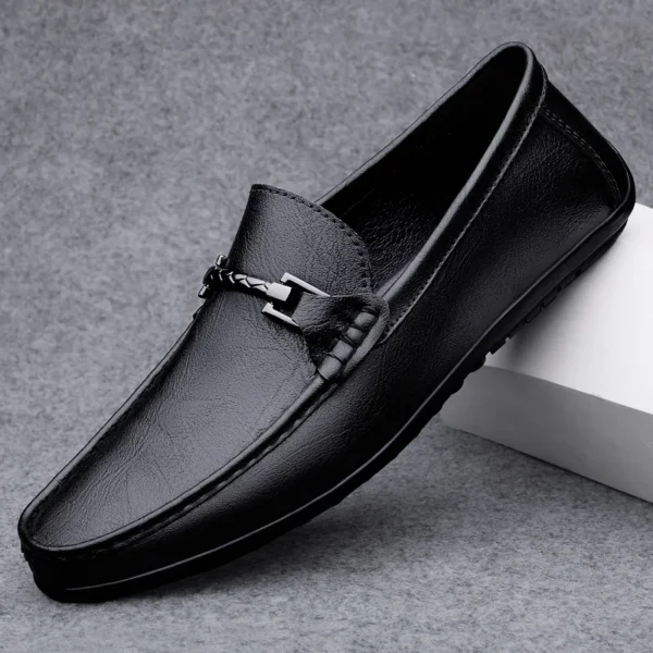 Mocassins à mors et en cuir pour homme – Image 2