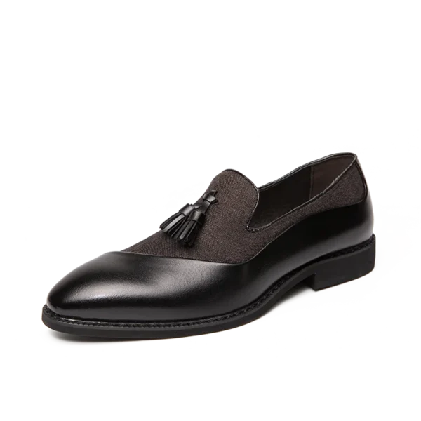 Mocassins à glands bi-matière effet contrasté – Image 5