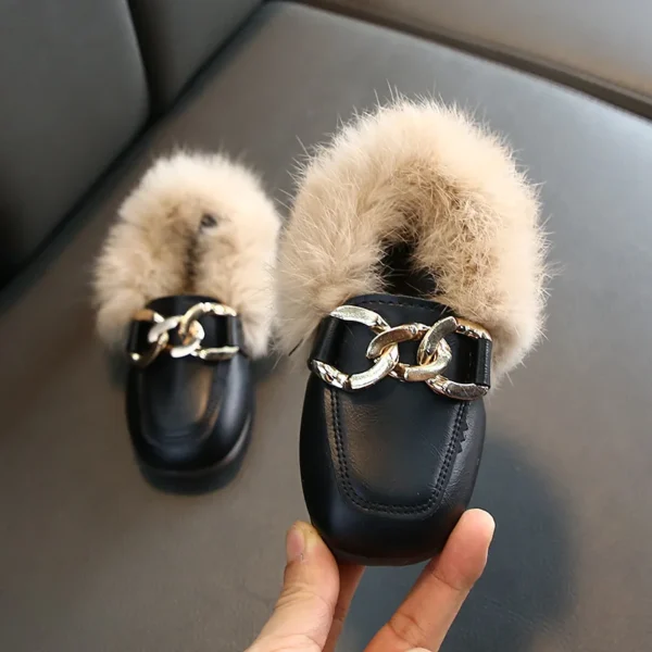 Mocassins fourrés pour fille – Image 2