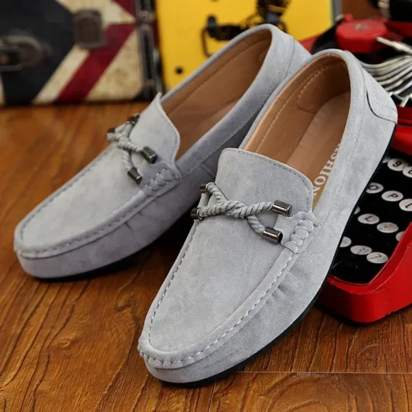 Mocassins pour homme en daim