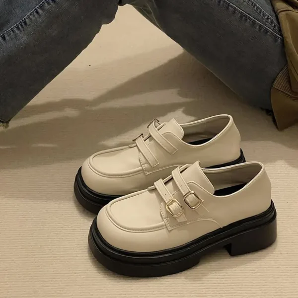 Mocassins à plateforme avec sangles pour femme – Image 2