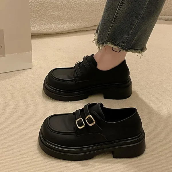 Mocassins à plateforme avec sangles pour femme