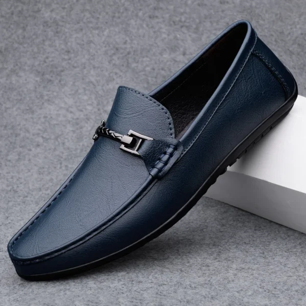 Mocassins à mors et en cuir pour homme – Image 3