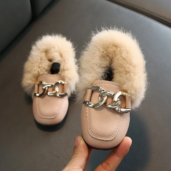 Mocassins fourrés pour fille – Image 3