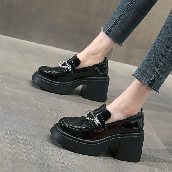 Mocassin à talons 8cm pour femmes – Image 2