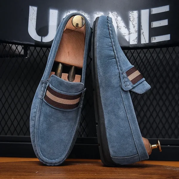 Mocassins tendance en daim pour homme – Image 2
