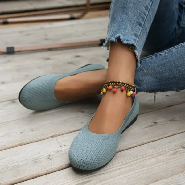 Mocassins ballerines à bout rond pour femme – Image 2