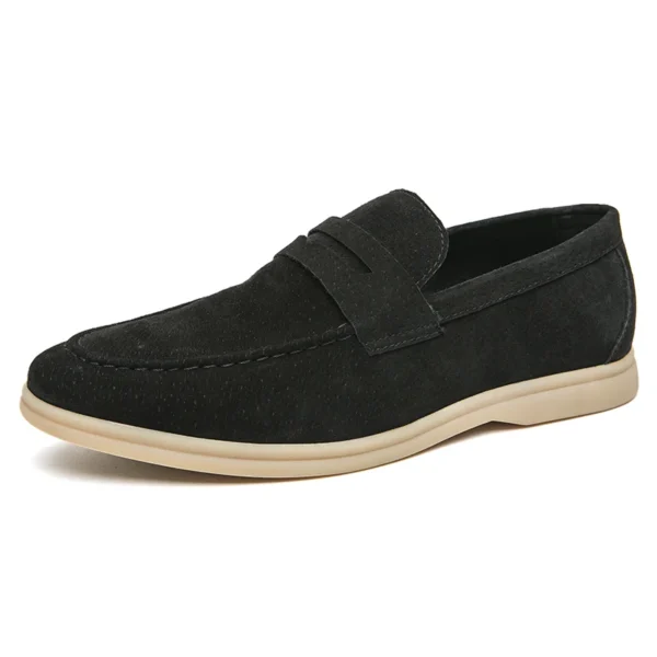 Mocassins souples en cuir suédé pour homme – Image 6