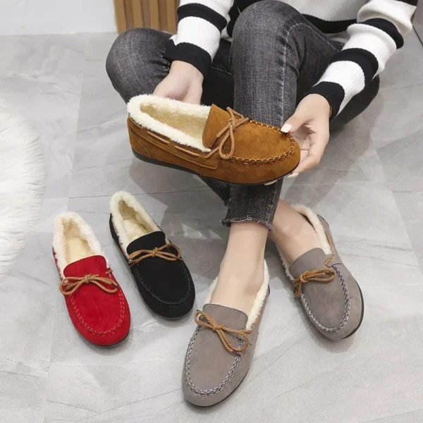 Mocassins en daim fourrés – Image 6