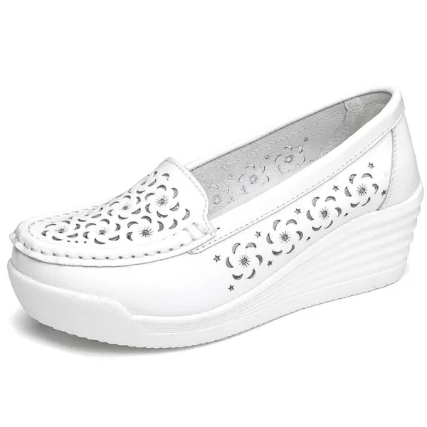 Mocassins respirants à semelles compensées – Image 4