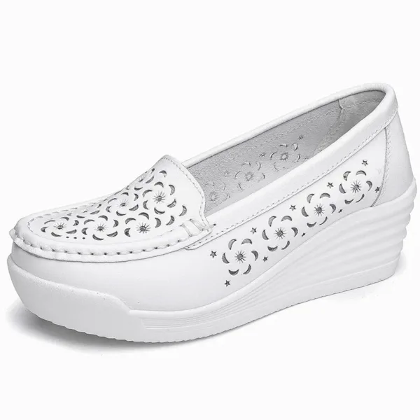 Mocassins respirants à semelles compensées – Image 3