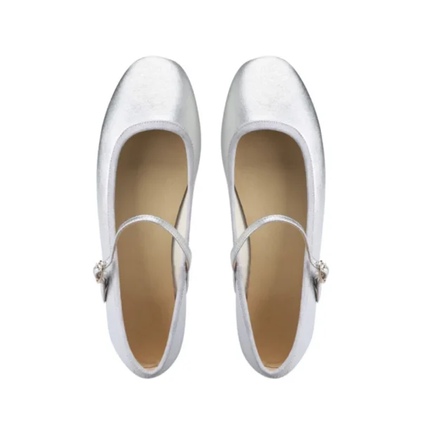 Mocassin ballerine vernis à bout rond – Image 6
