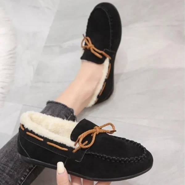 Mocassins en daim fourrés – Image 4