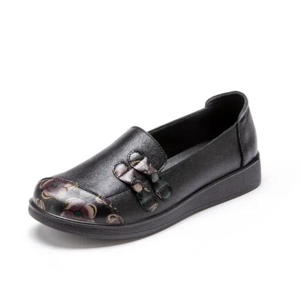 Mocassins orthopédiques à fleurs pour femme – Image 5
