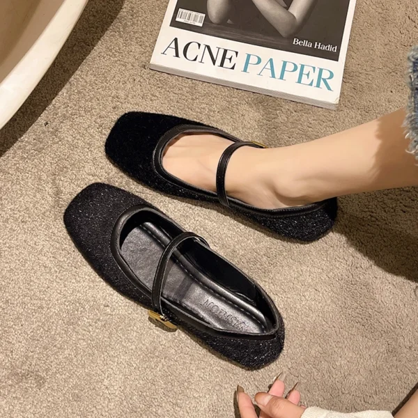 Mocassin ballerine avec boucle fine – Image 6