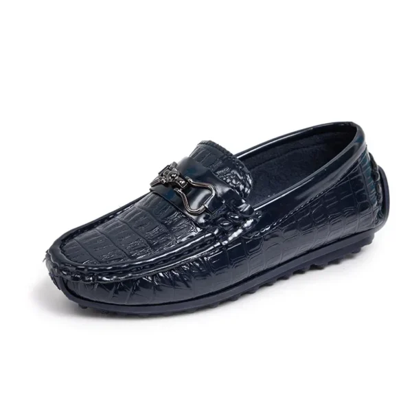 Mocassins polyvalents en cuir vernis pour garçons – Image 7