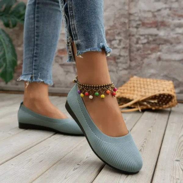 Mocassins ballerines à bout rond pour femme – Image 3