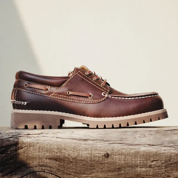 Mocassins bateau de style britannique pour homme – Image 4