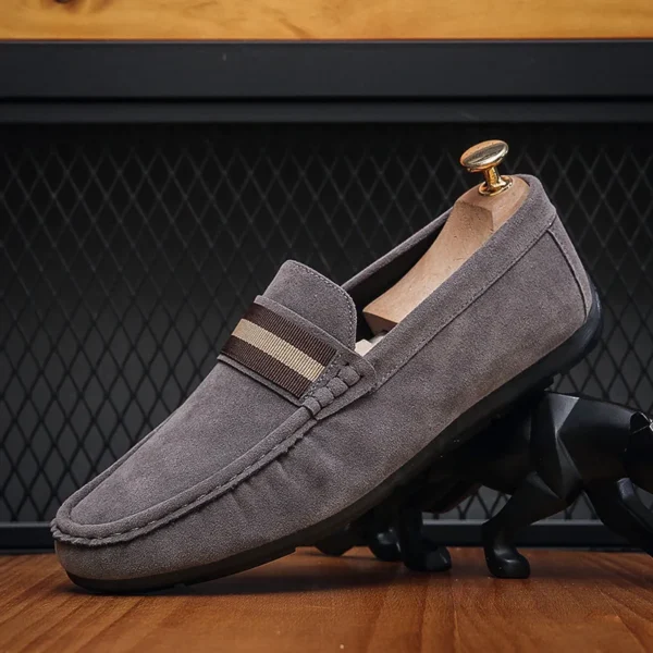 Mocassins tendance en daim pour homme – Image 7