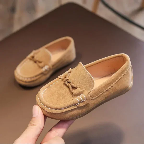 Mocassins décontractés en daim véritable pour garçons – Image 3