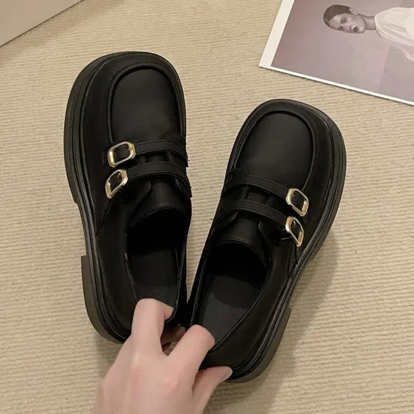 Mocassins à plateforme avec sangles pour femme – Image 5
