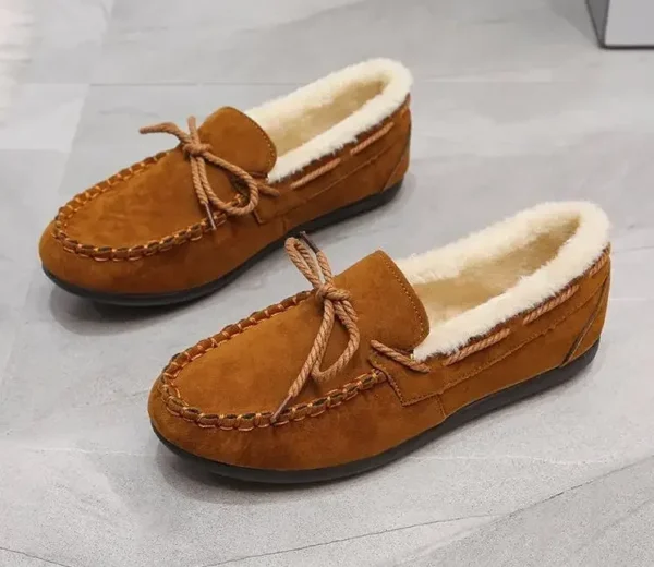 Mocassins en daim fourrés – Image 10